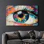 Wallity Pintura Decorativa de Vidrio Templado Multicolor 46 x 72 cm